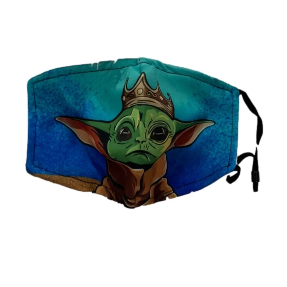 New soft Yoda with crown face mask